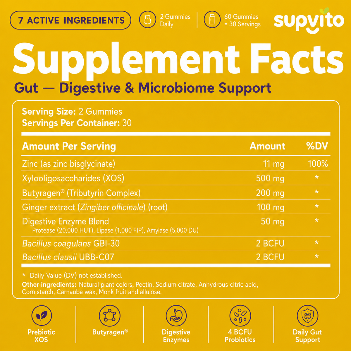 Zesty Lemon Gut & Microbiome Balance